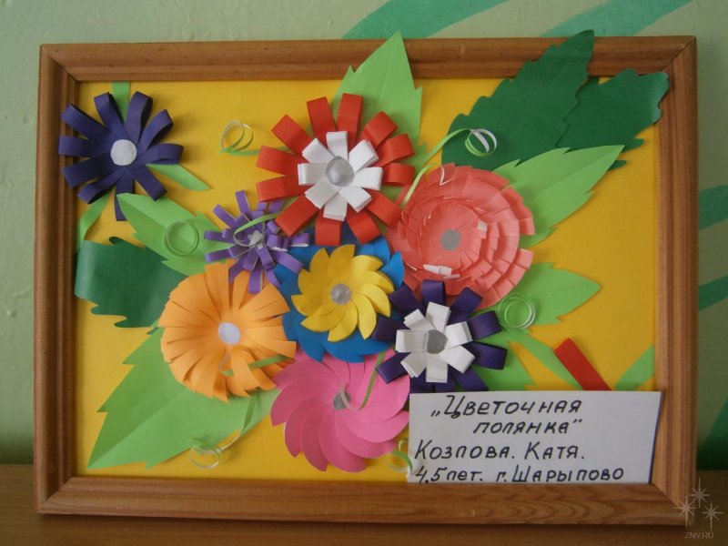 Коллективная работа оригами в детском саду