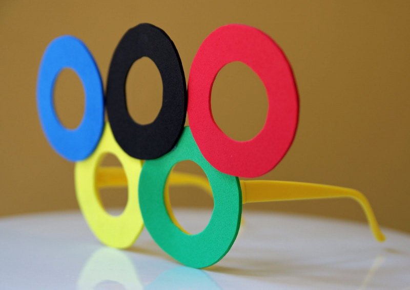 Олимпийские кольца поделка