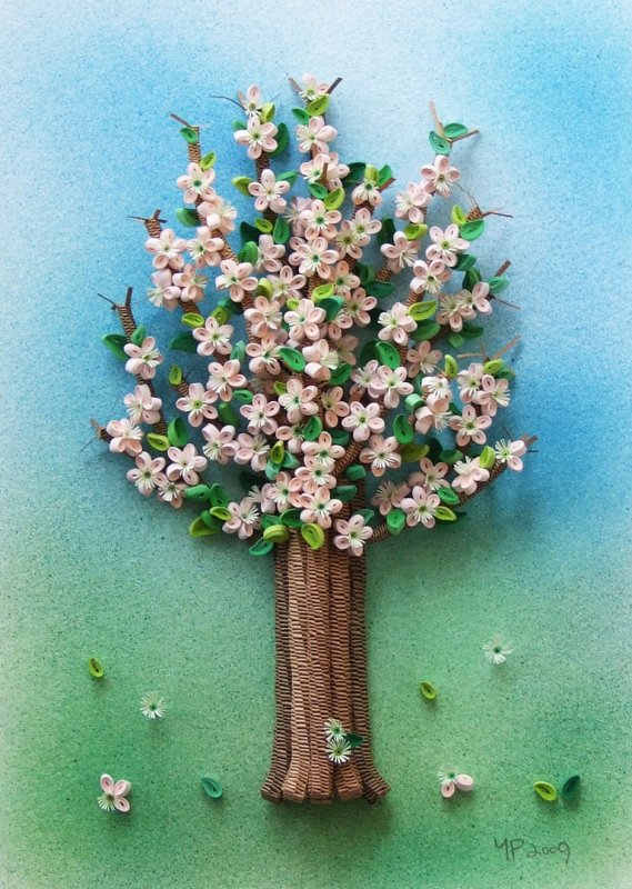 Выставка детских поделок весенние цветы