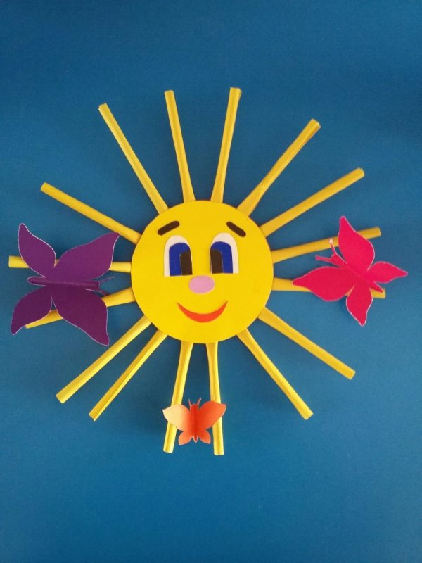 Весенние поделки из цветной бумаги для детей