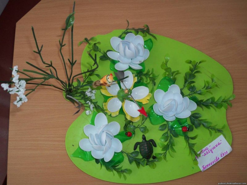 Выставка детских поделок весенние цветы
