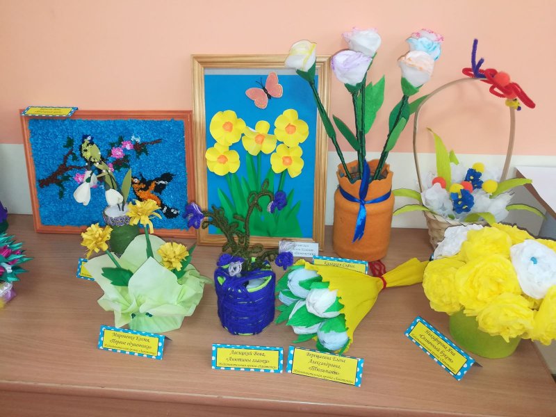 Выставка весенний Вернисаж в детском саду
