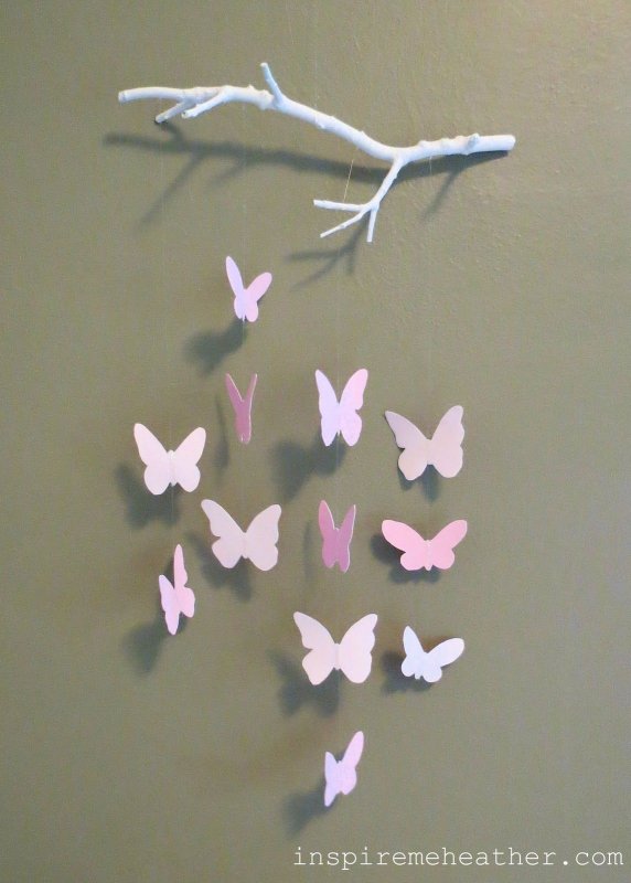 Поделки из бабочек бумажных