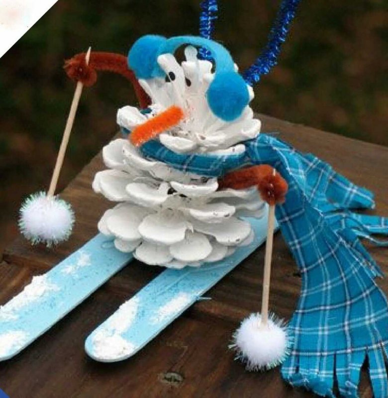 Поделка Снеговик для детского сада