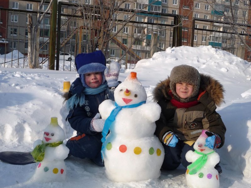 Спортивное развлечение зимние забавы в детском саду