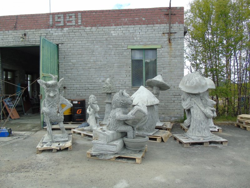 Скульптура из бетона мастерская