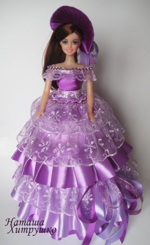 Платья для куклы шкатулки