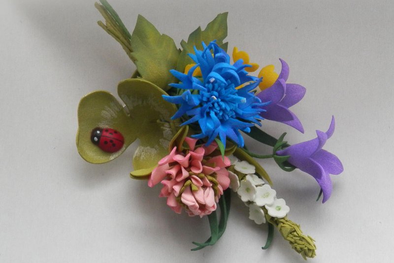 Цветы из фоамирана своими руками с пошаговым