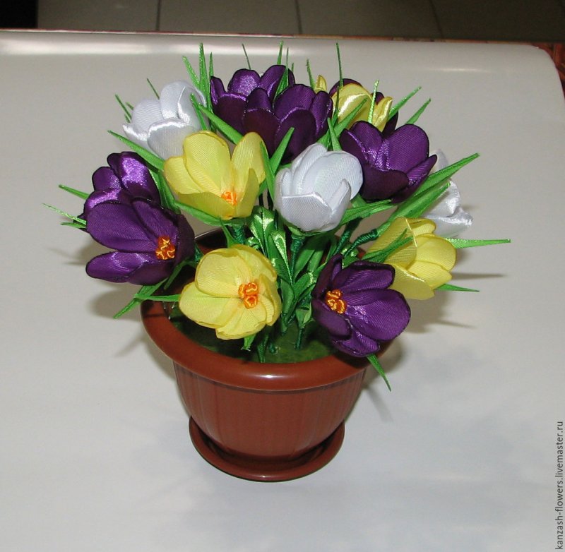 Букет тюльпанов из фоамирана