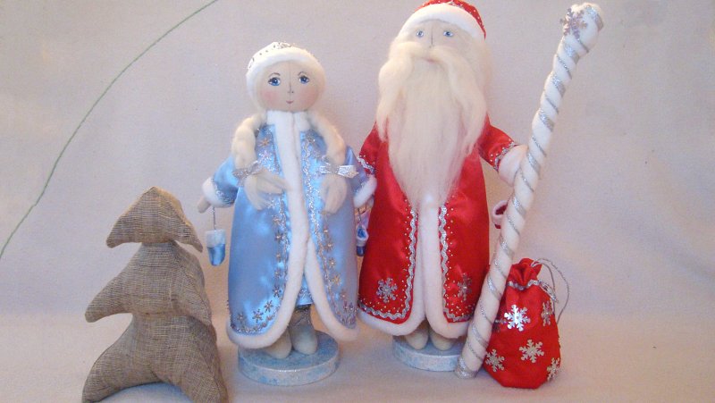 Дед Мороз и Снегурочка сувенир