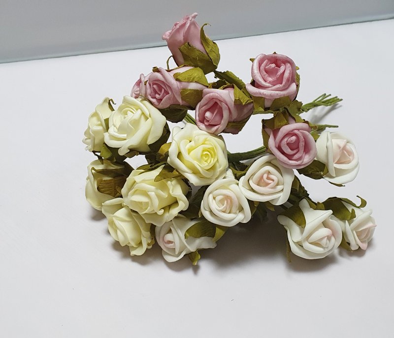 Розы из фоамирана своими руками с пошаговым фото для начинающих