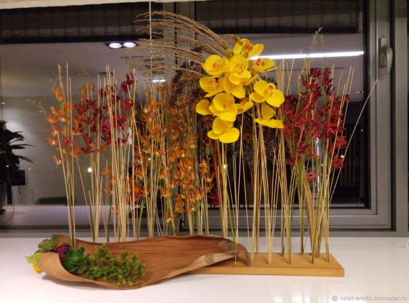 Цветы из капрона гиацинт