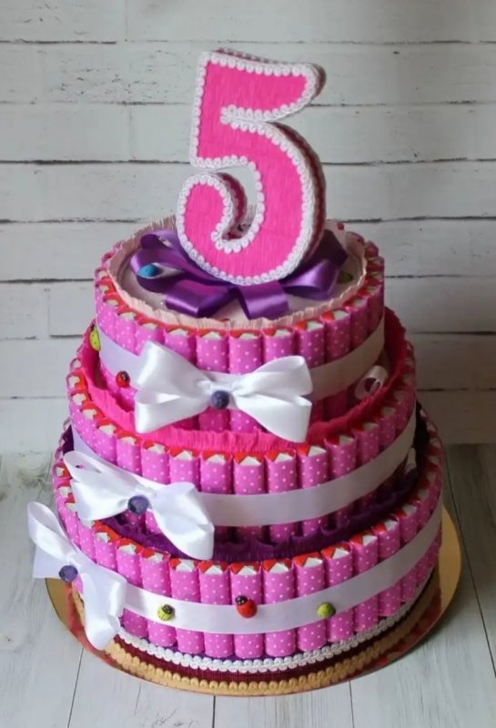 Торт для девочки 5 лет на день рождения