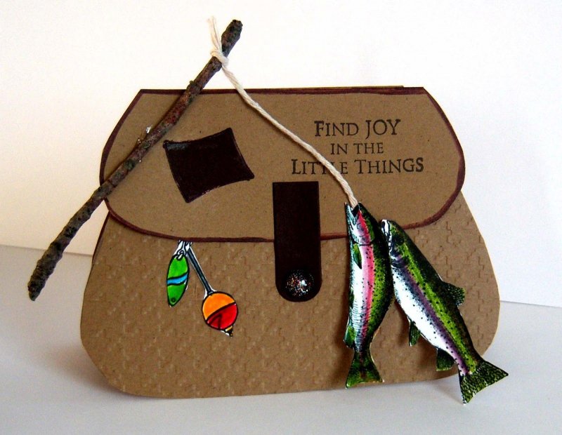 Конфетный подарок для рыбака своими