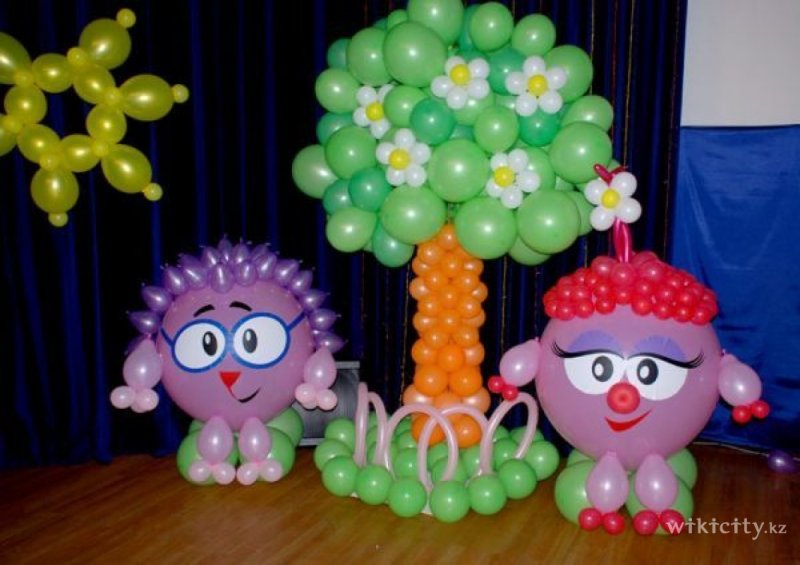 Детские композиции из шаров
