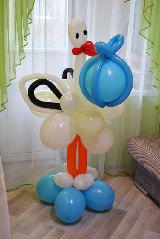 Фигурки из воздушных шаров на 1 год