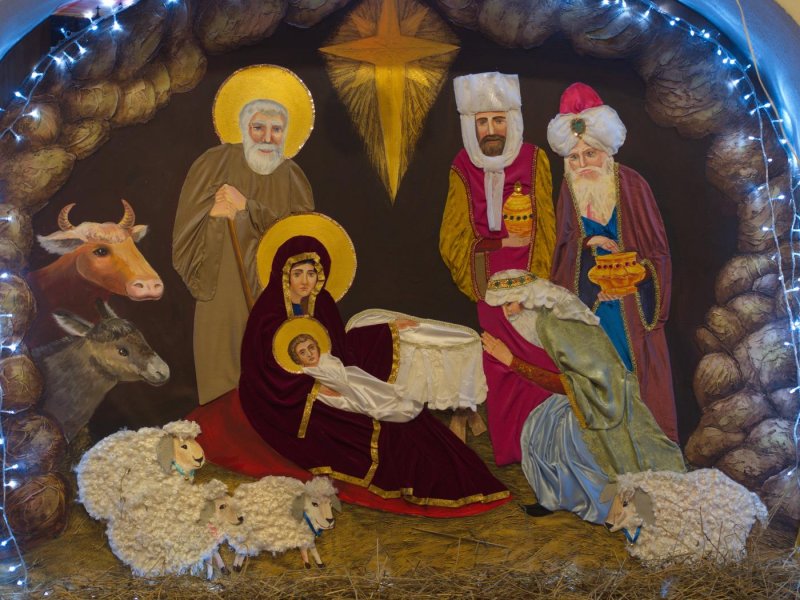 Рождественский вертеп Свято-Георгиевский собор Калуга