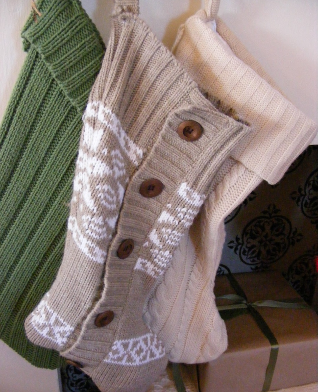 Тапочки из свитера