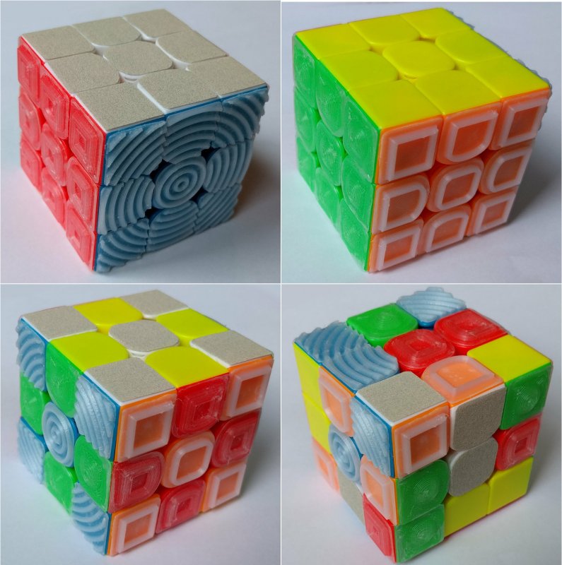 Тактильный кубик рубик