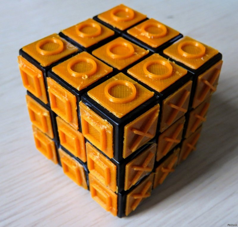 Кубик Рубика Брайль