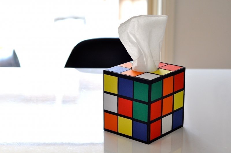 Кубик рубик из ткани