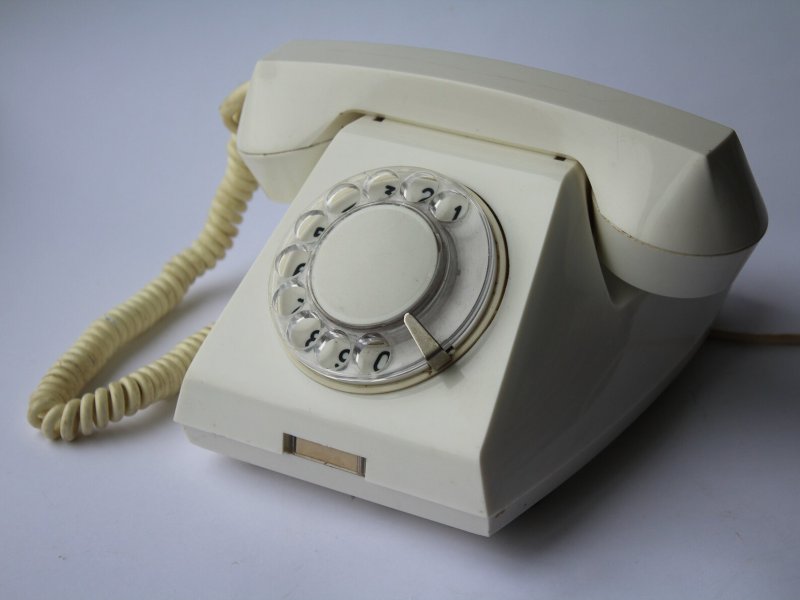 Трубка старого телефона