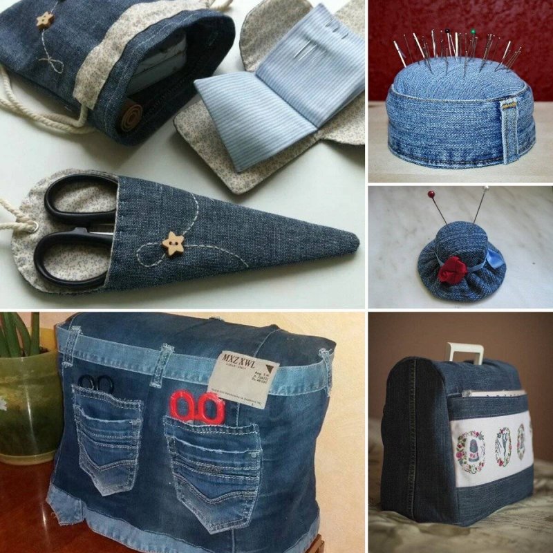 Интересные вещи из джинсы