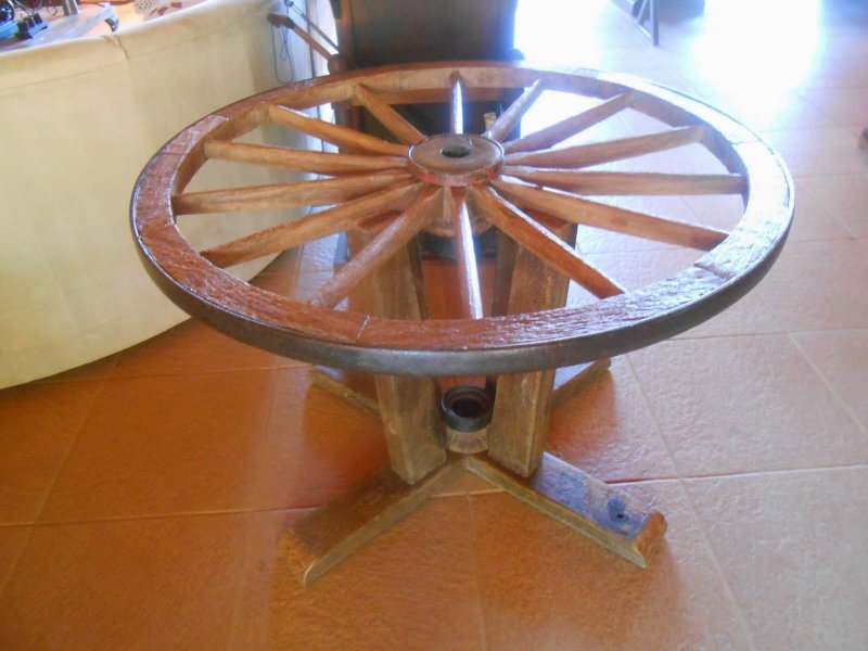 Колесо телеги деревянное