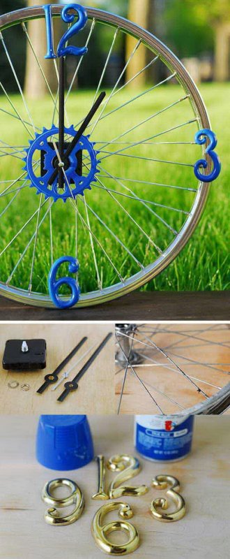 Старое колесо от велосипеда