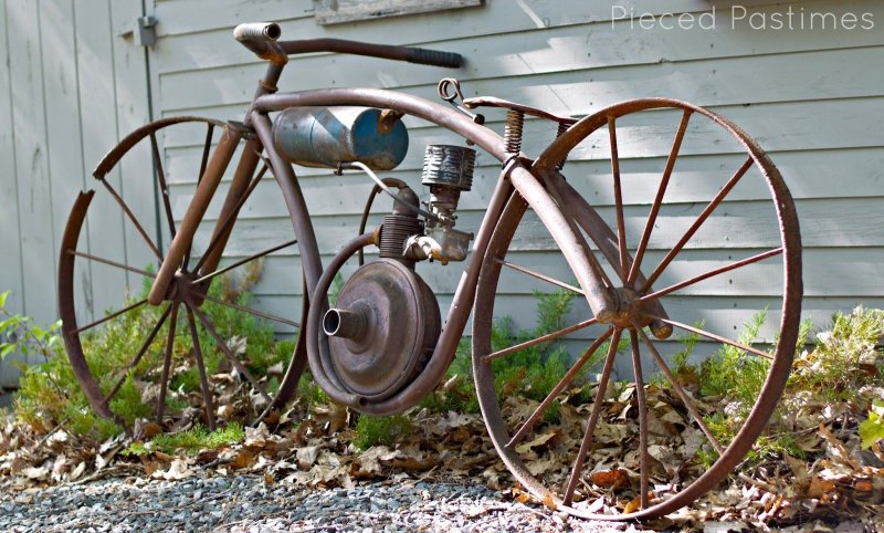 Велосипед из металлолома