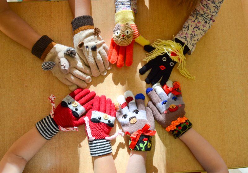 Поделки из перчаток для детей своими руками