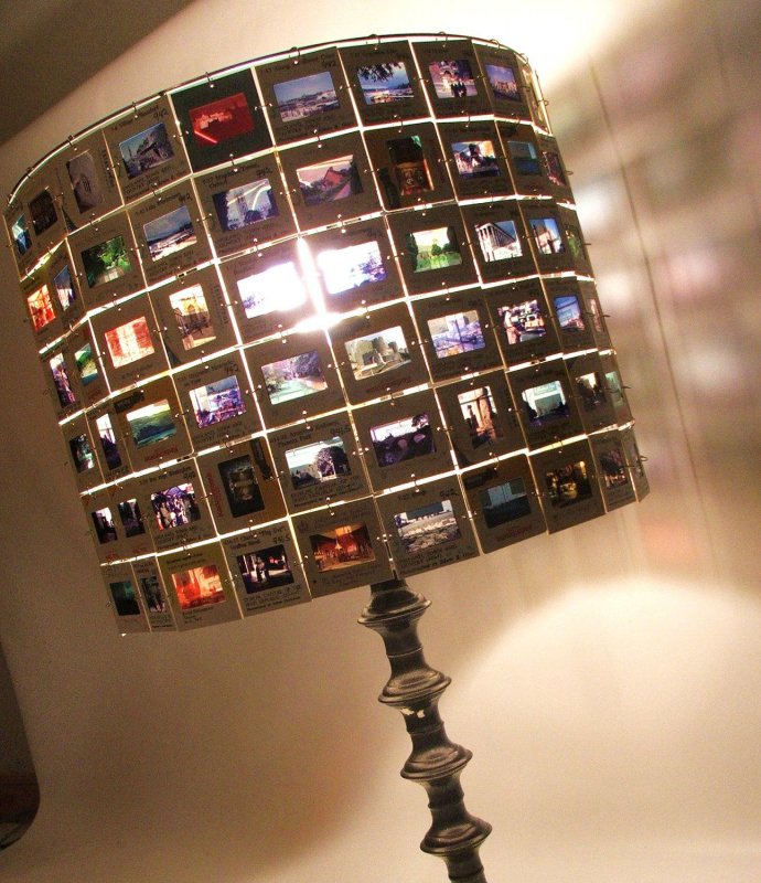 Лампа из фотопленки