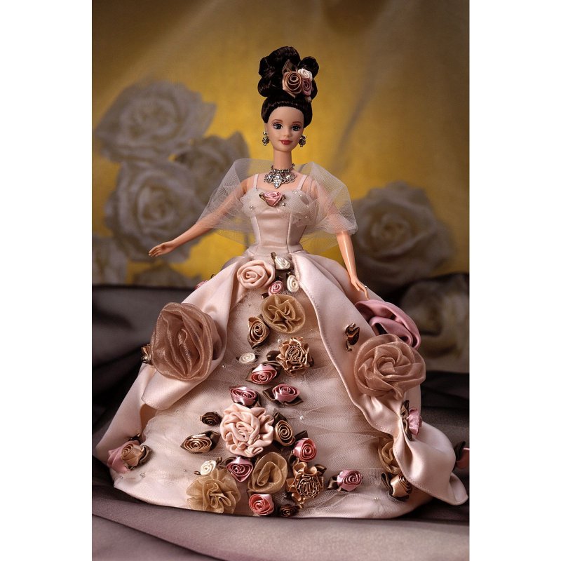 FAO Schwarz Antique Rose Barbie коллекционная