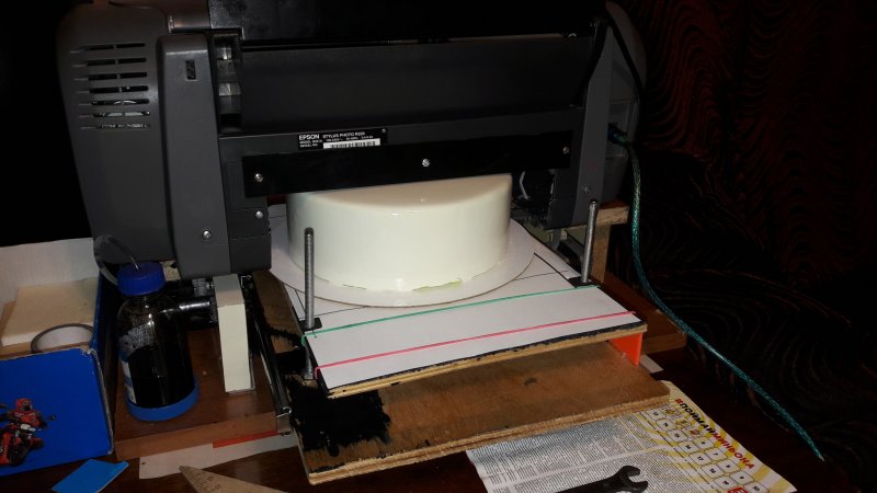 ЧПУ станок из матричного принтера