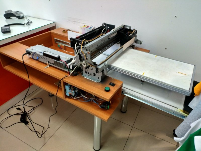 Текстильный принтер на базе r3000