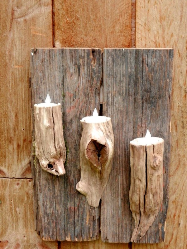 Декор из деревянных досок
