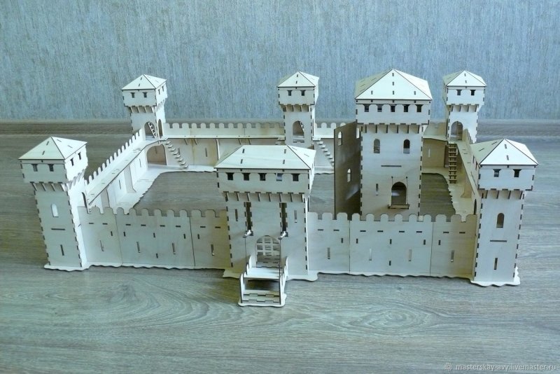 Сборная модель ALEXTERRA Рыцарский замок (1.02.1) 1:100