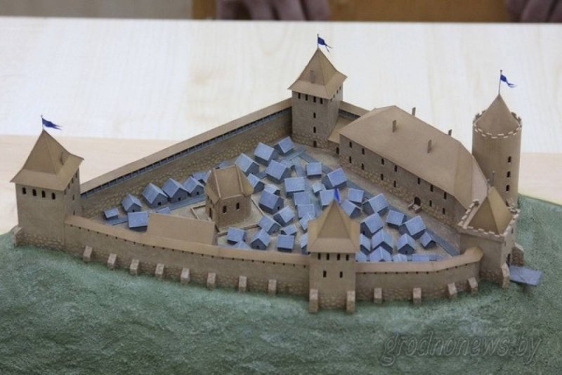 Замок Вальдау макет крепости