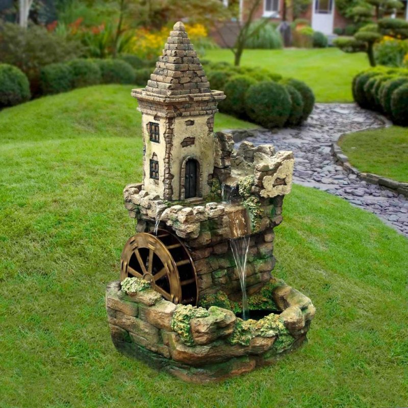 Декоративный замок для сада