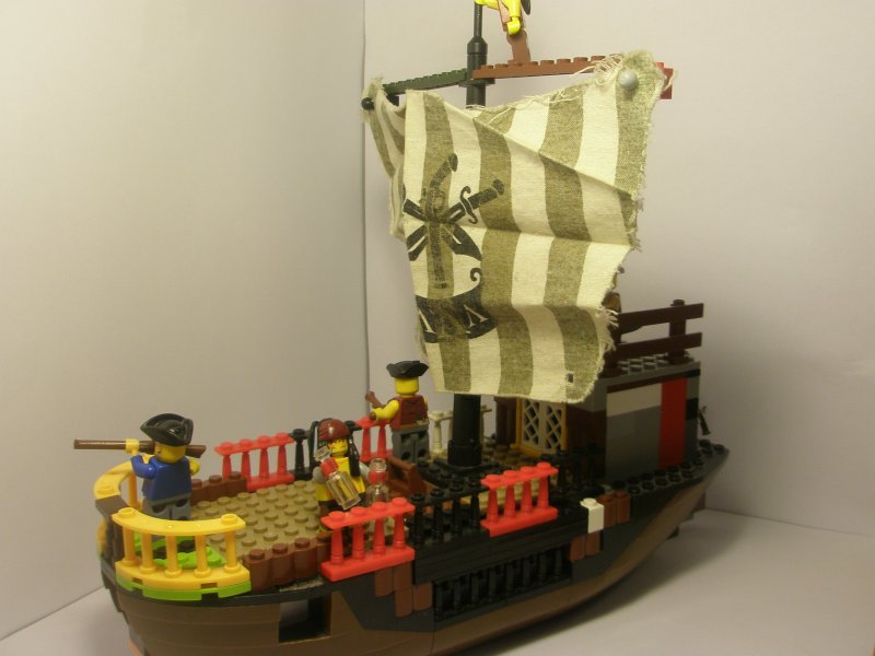 Калипсо корабль из лего