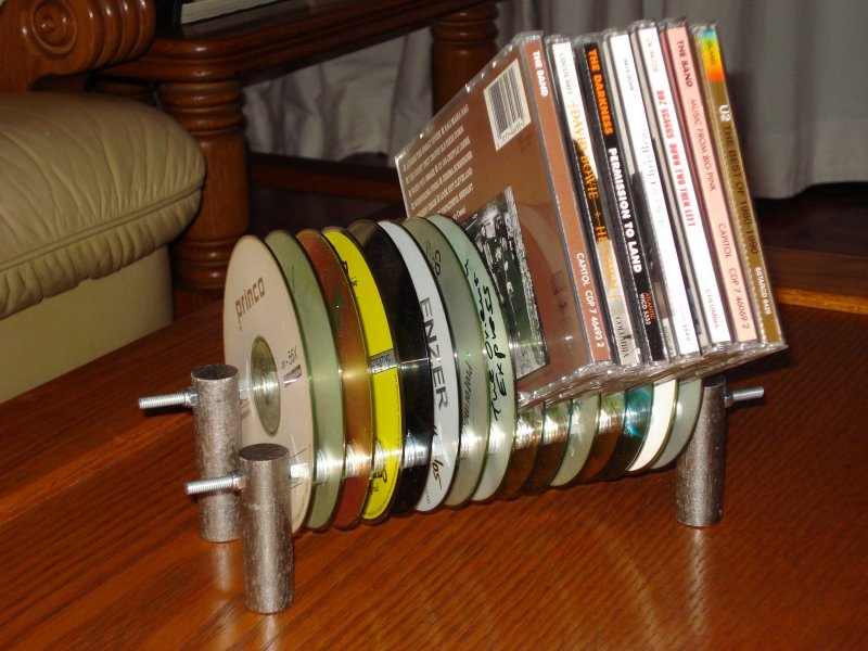 Поделки из компакт дисков и ниток