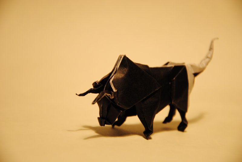 Мастер класс оригами бык