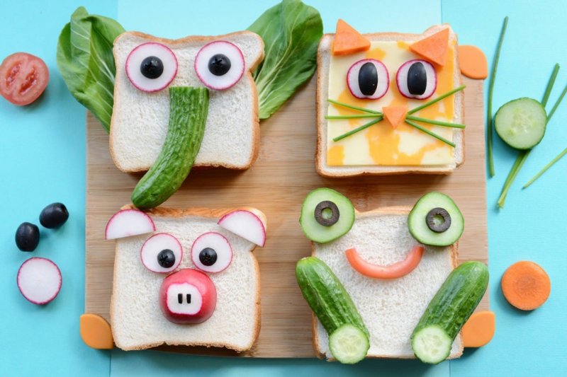 Необычные бутерброды для детей