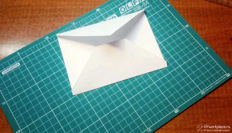 Конверт из листа бумаги