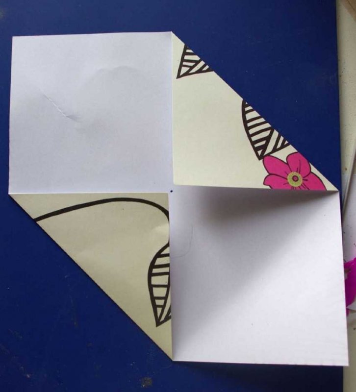 Как согнуть лист чтобы получился конверт