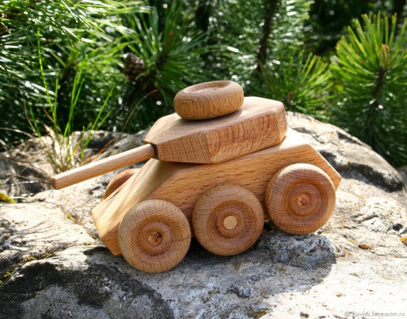 Игрушка деревянная каталка
