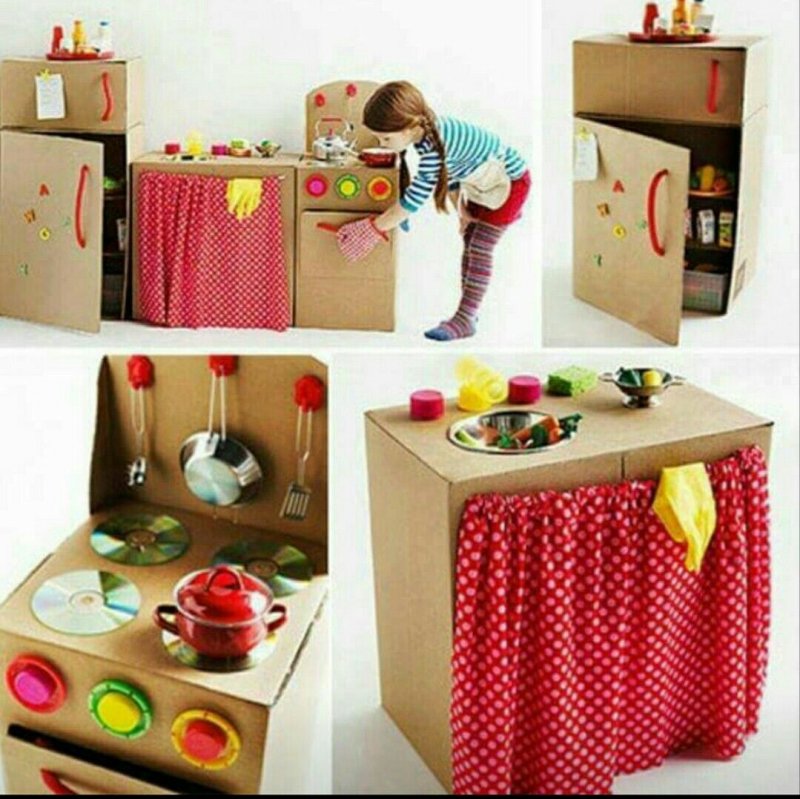 Коробка для хранения детских поделок