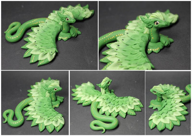 Полимерная глина дракон