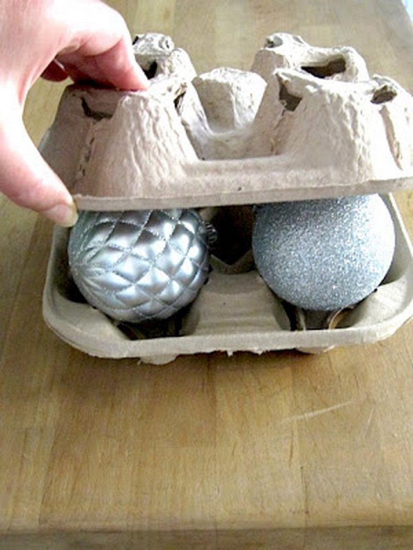 Шкатулка из упаковки от яиц