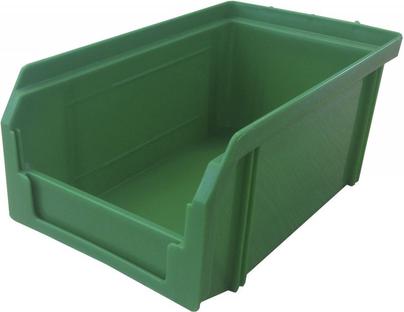 Стелла пластиковый ящик v-1 литр зеленый 171х102х75мм